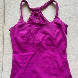 Magenta Zobha yoga racer back tank - 4